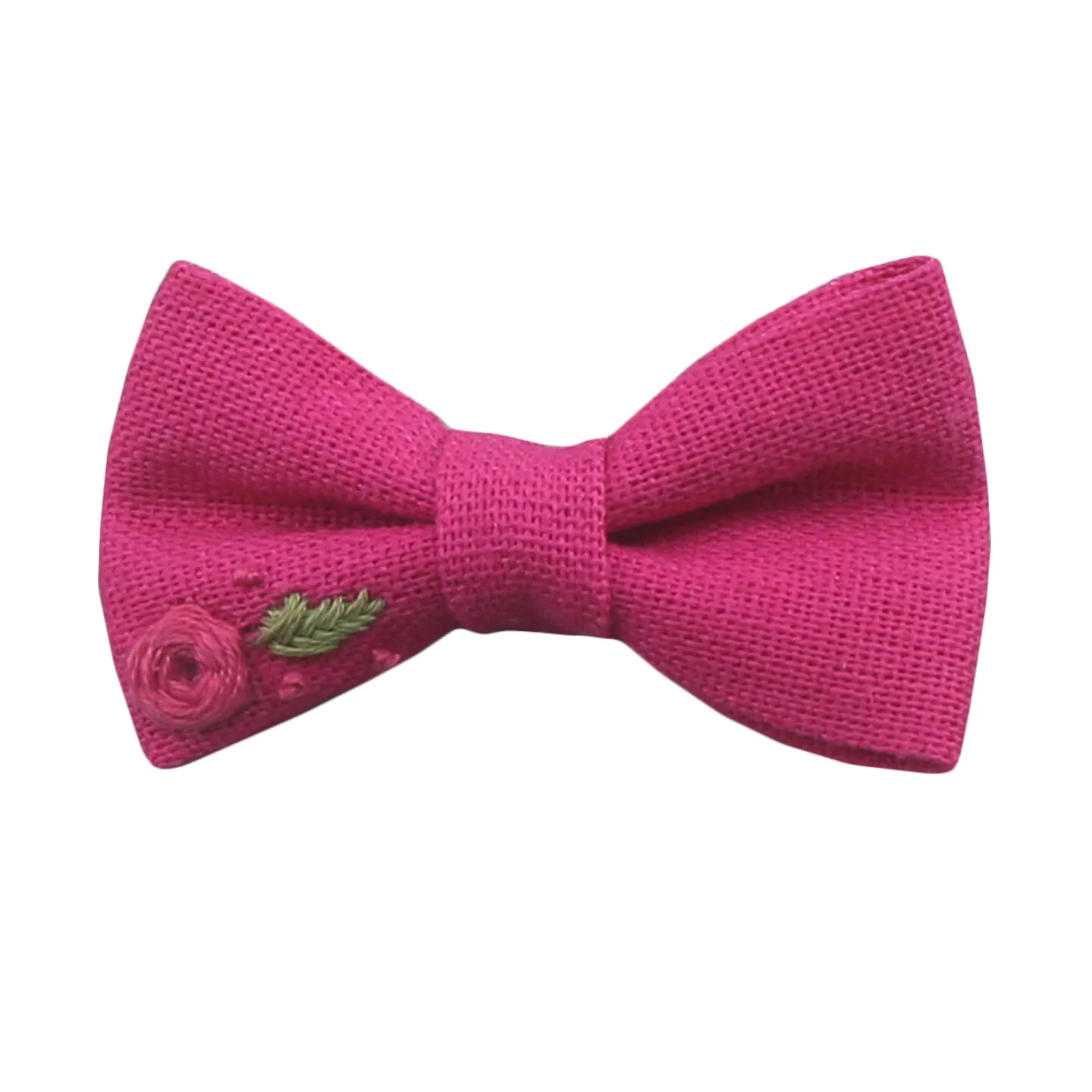 Laço Rosa Pink P Bico de Pato