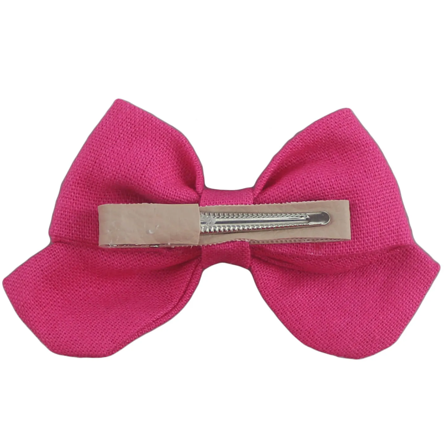 Laço Rosa Pink M Bico de Pato