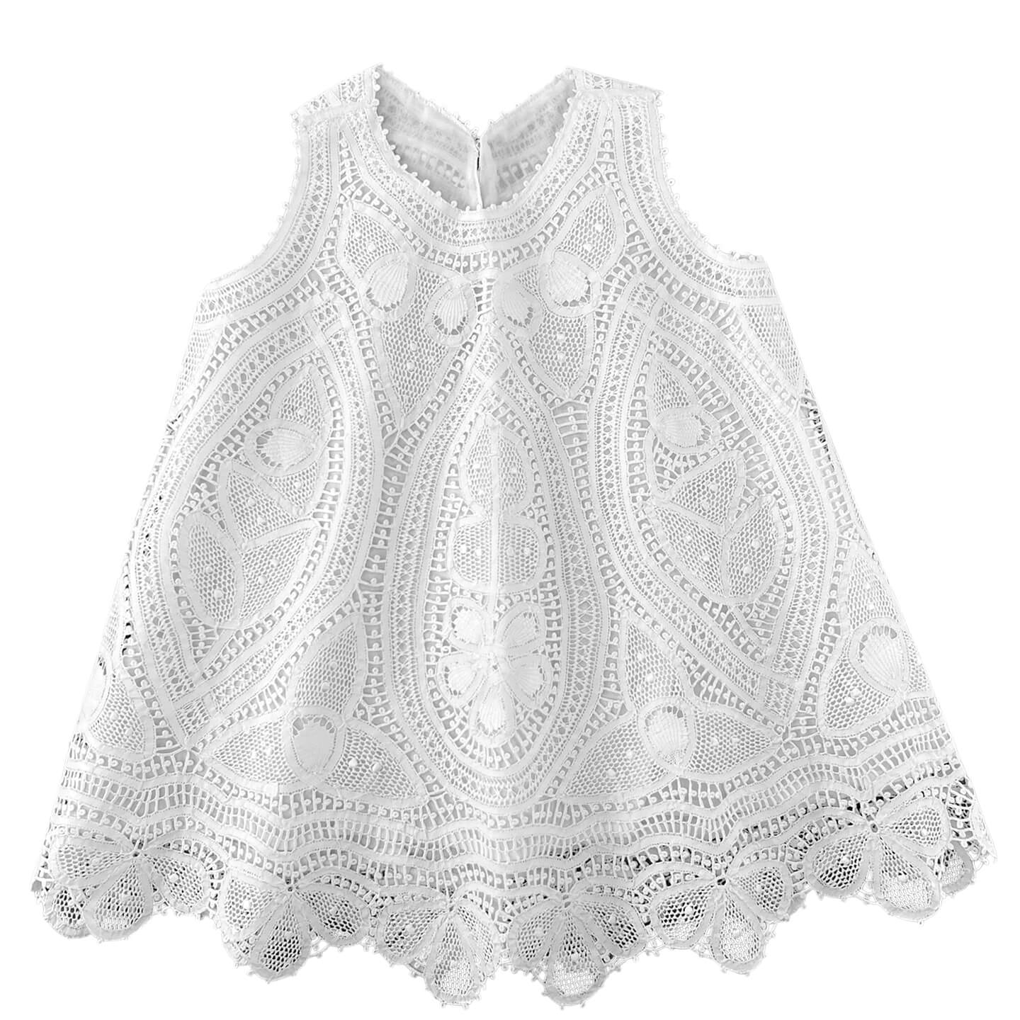 Vestido Renda Renascença Premium Branco